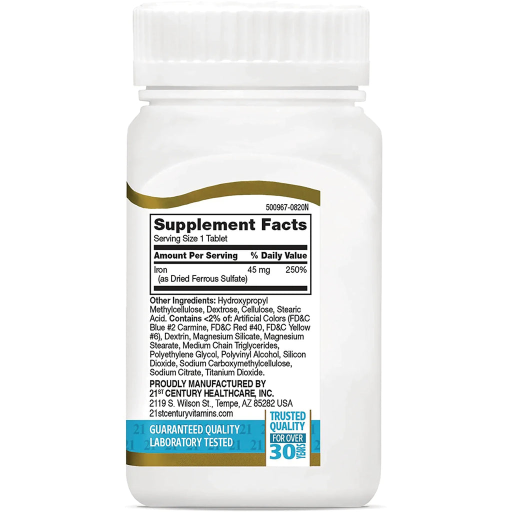 High Potency Slow Release Iron