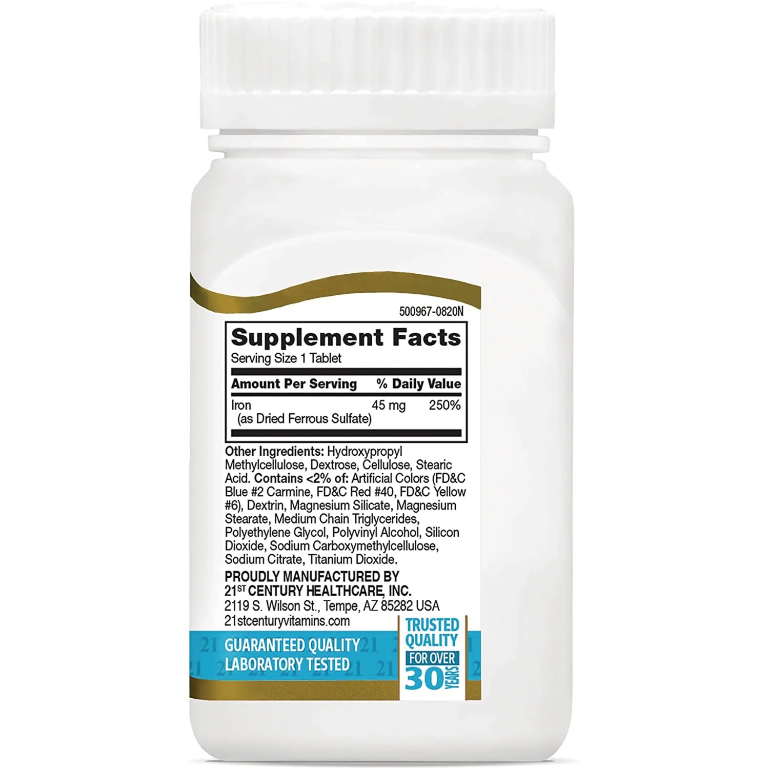High Potency Slow Release Iron