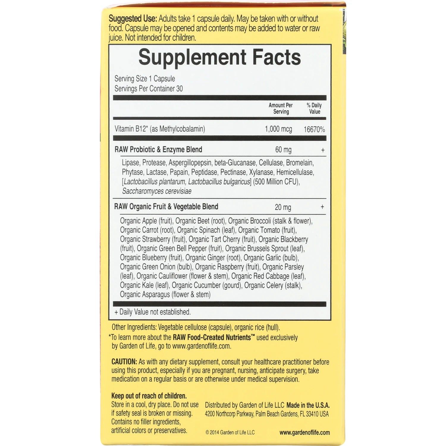 Vitamin Code Raw B-12