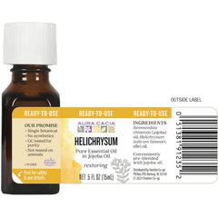 Helichrysum Pure Essential Oil in Jojoba Oil