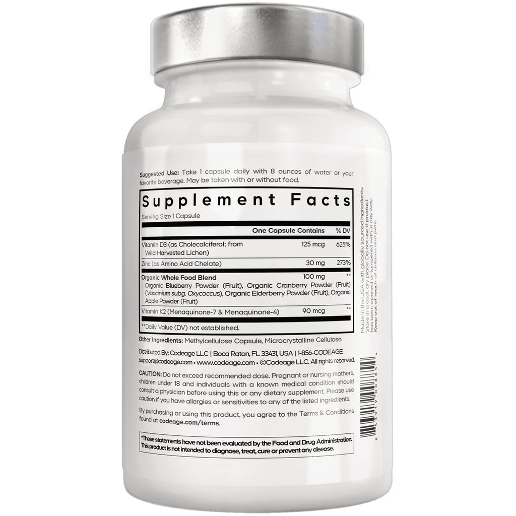 Amen Vitamin D, K2 & Zinc