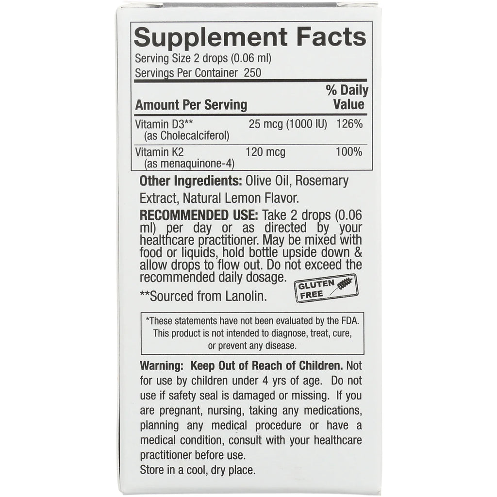 Vitamin D3 & K2