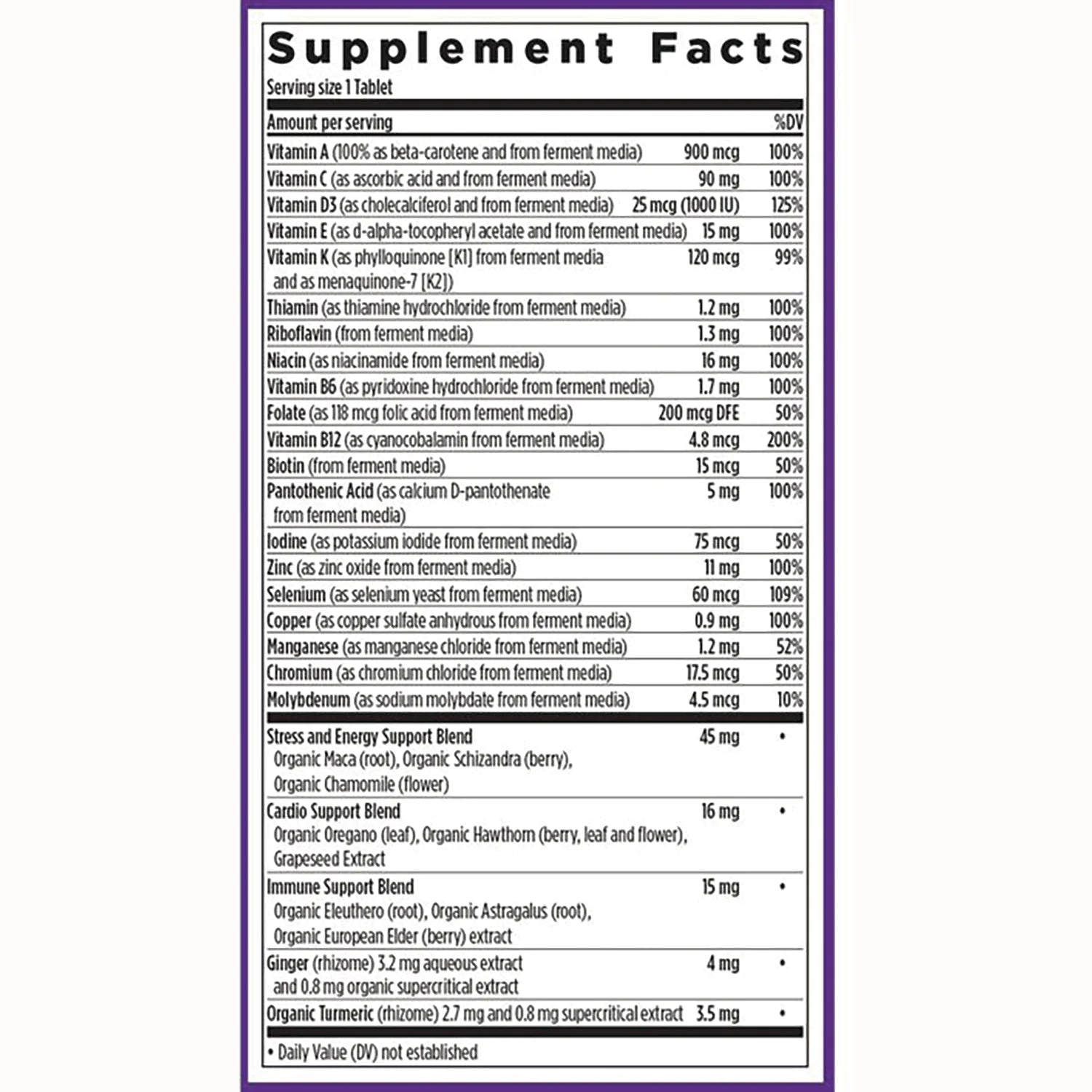 One Daily Every Mans Multivitamin