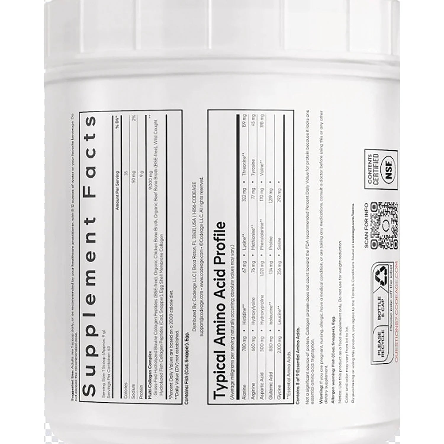 Multi Collagen Peptides - Unflavored