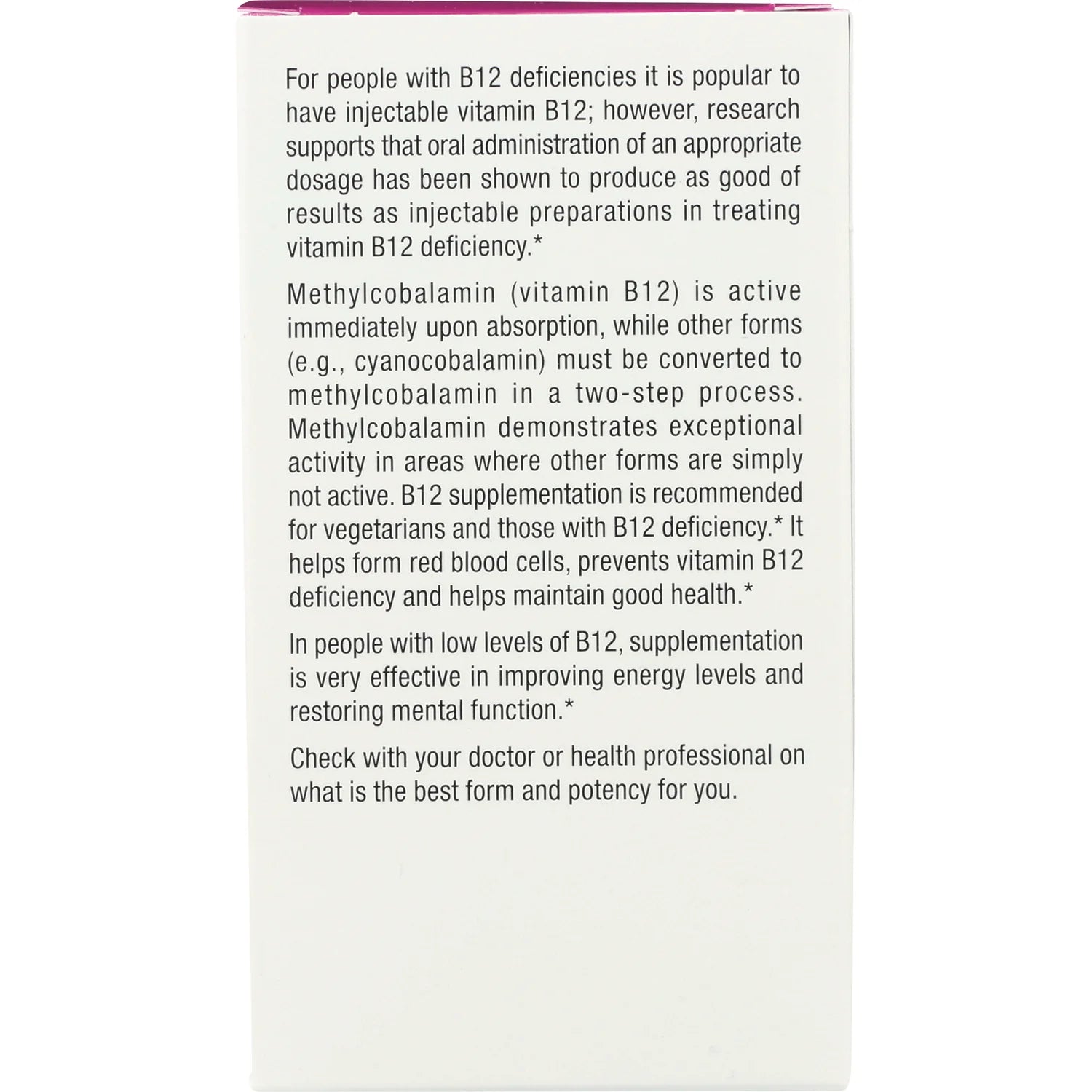 B12 Methylcobalamin
