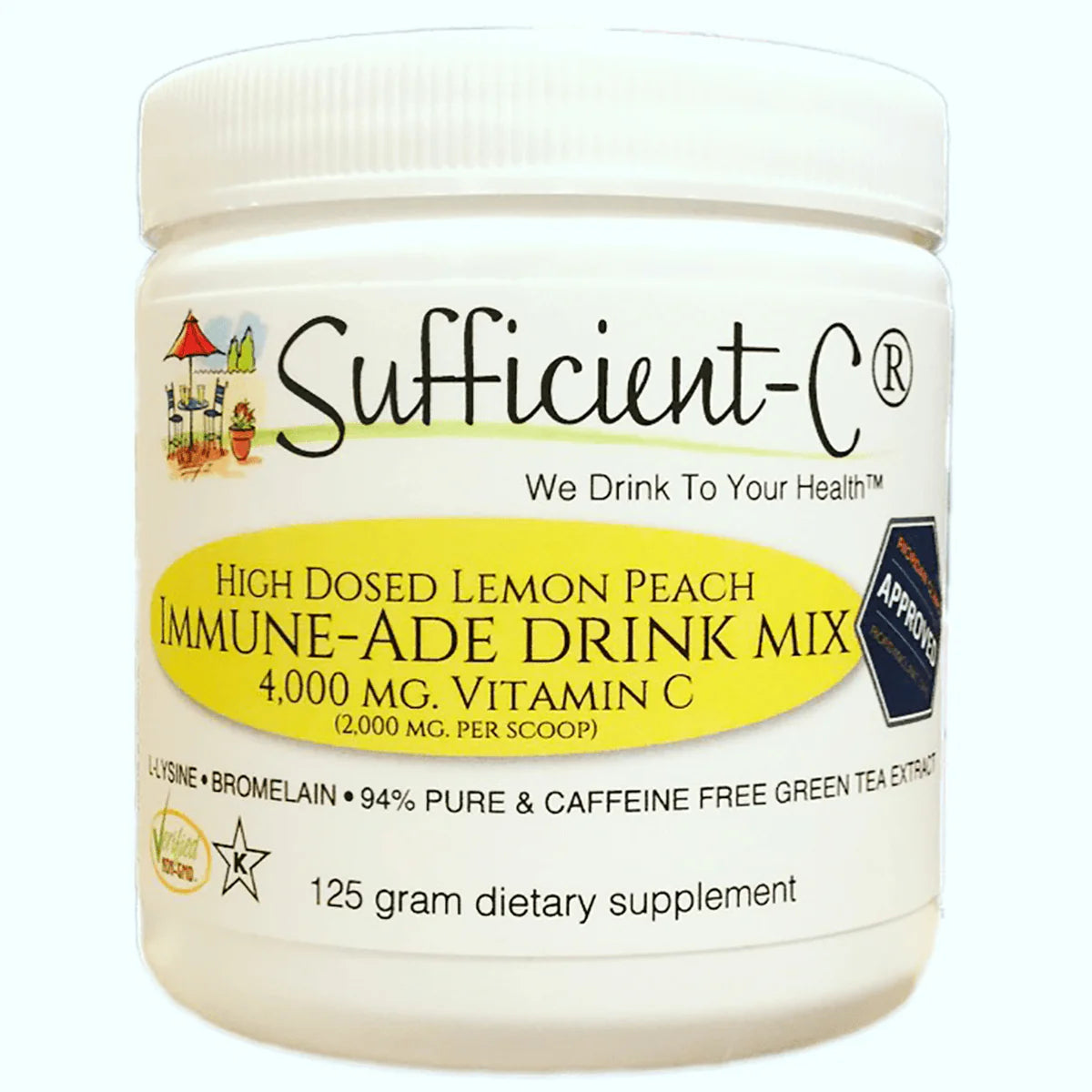 High Dosed Immune-Ade Drink Mix - Lemon-Peach