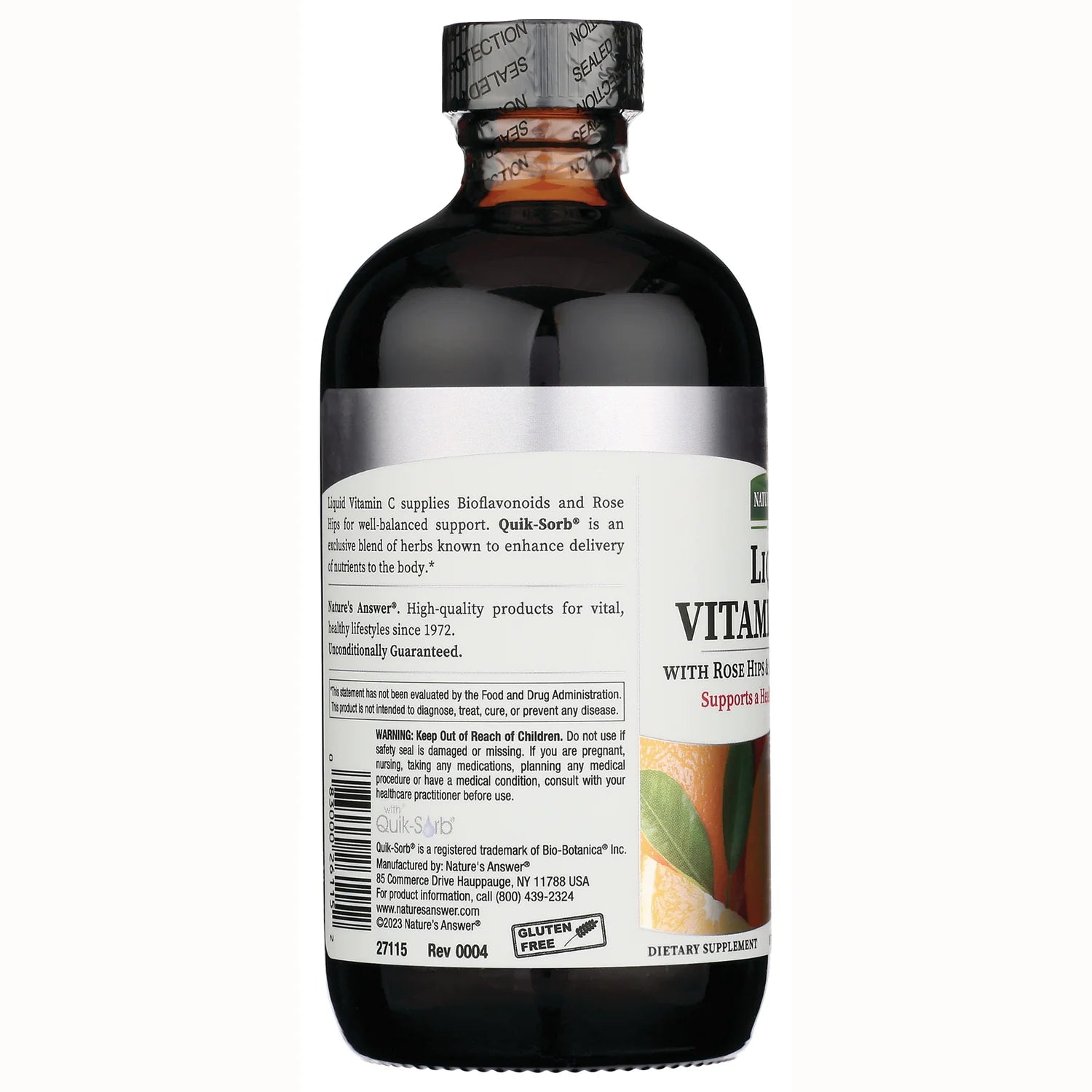 Liquid Vitamin C-1000 - Natural Lemon