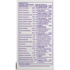Earths Blend Multi-Vitamin One Daily Superfood No Iron