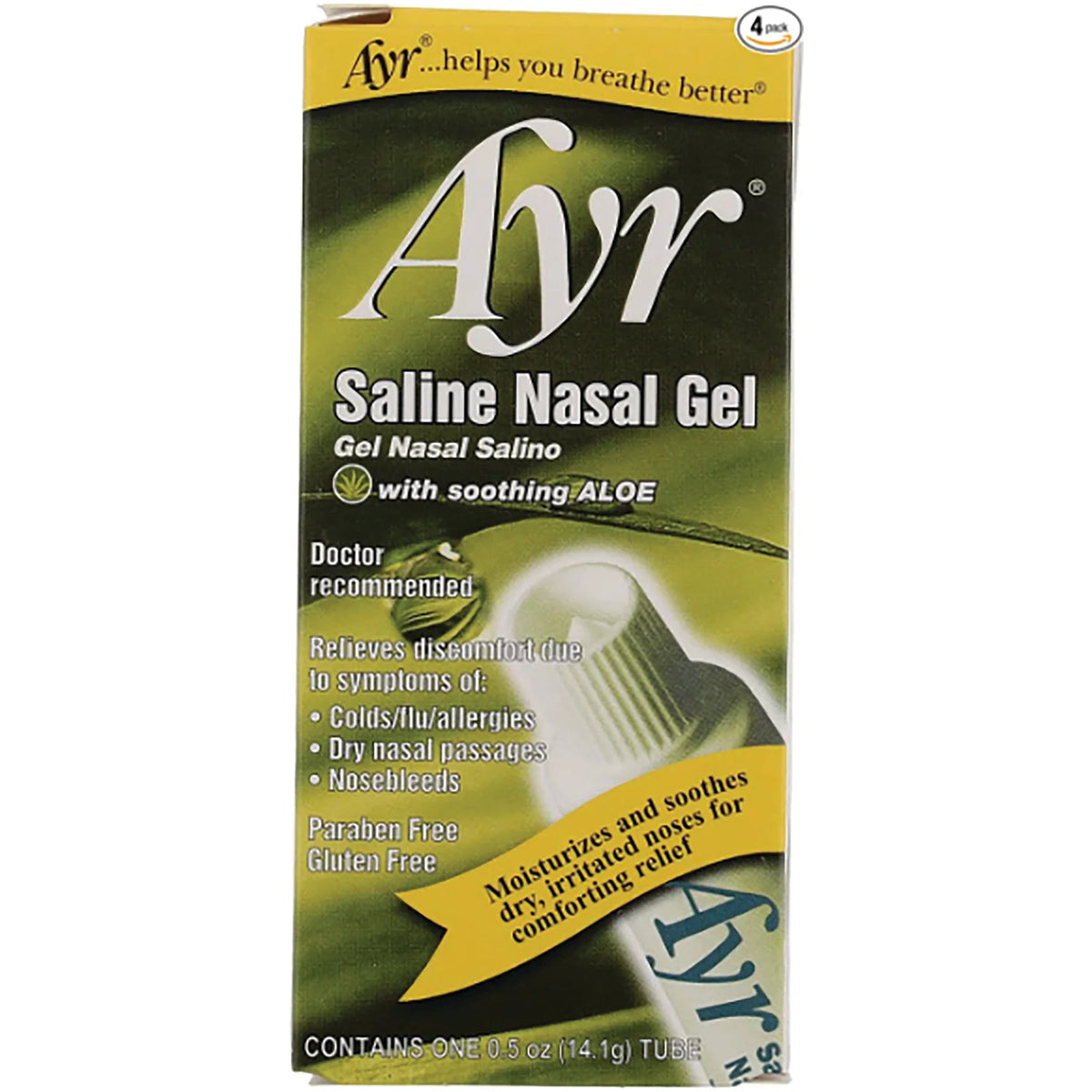 Saline Nasal Gel with Aloe