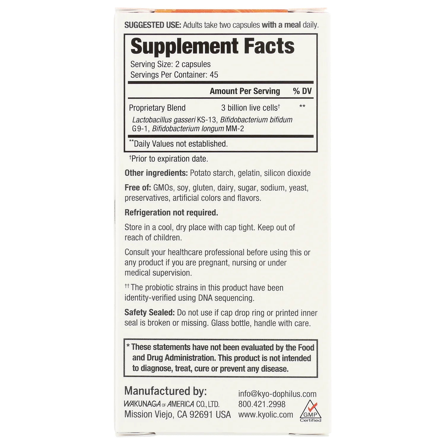 Kyo-Dophilus Daily Probiotic