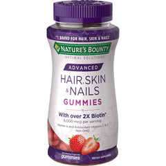 Advanced Hair, Skin & Nails Gummies  - Strawberry