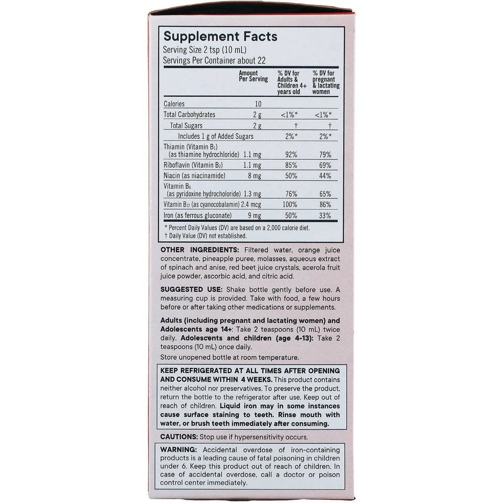 Flora Iron wiht B-Vitamin Complex