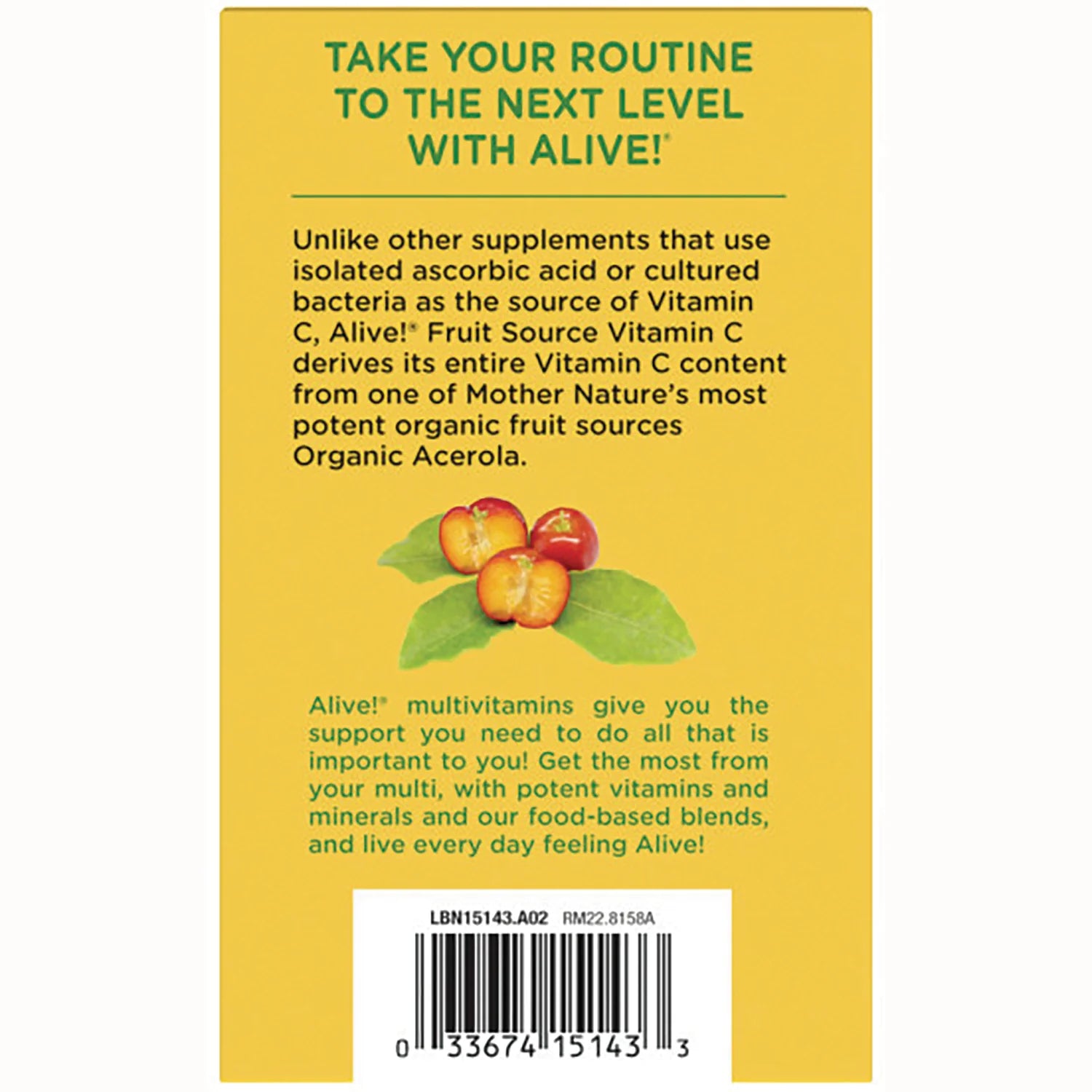 Alive! Fruit Source Vitamin C