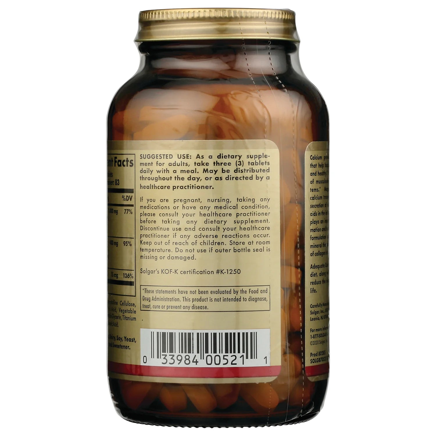 Calcium Magnesium Plus Zinc