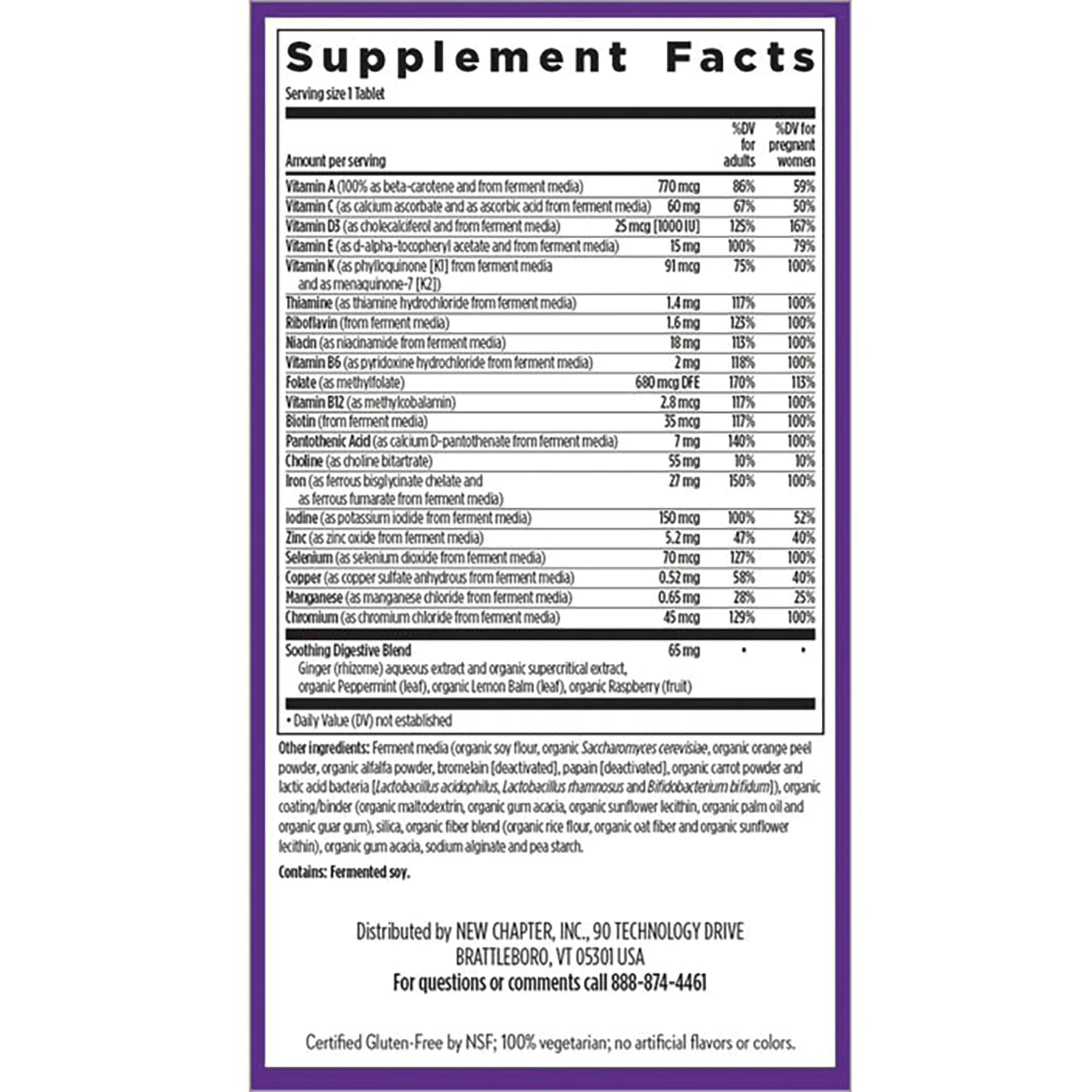 One Daily Prenatal Multivitamin