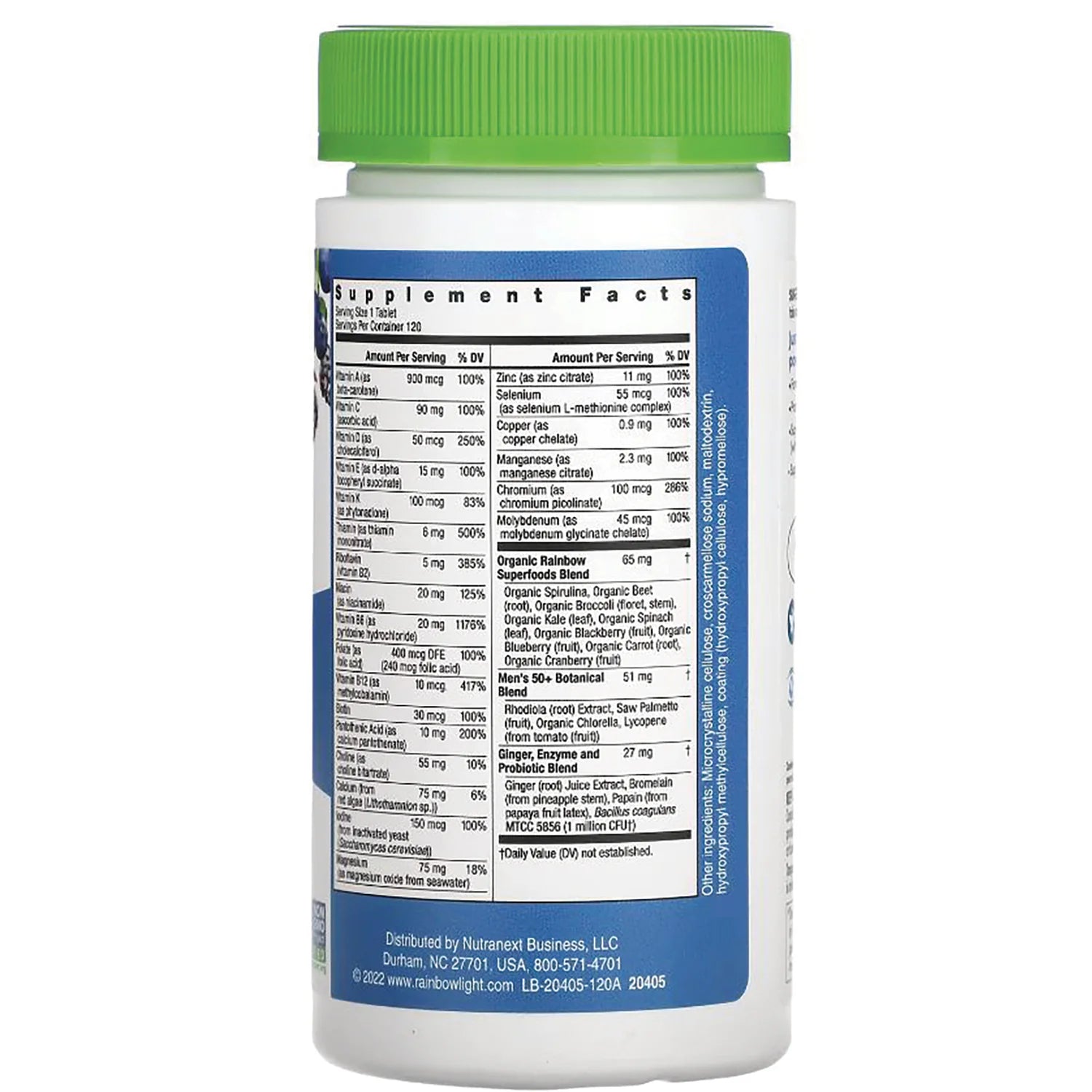 High Potency Mens One 50+ Daily Multivitamin