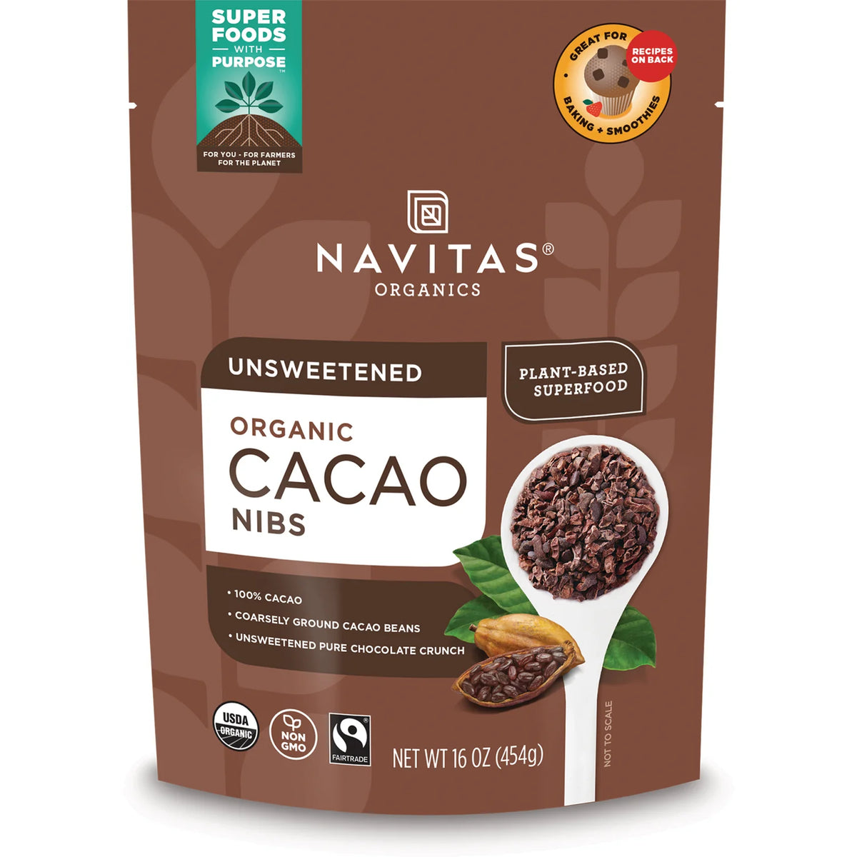 Organic Cacao Nibs - Unsweetened
