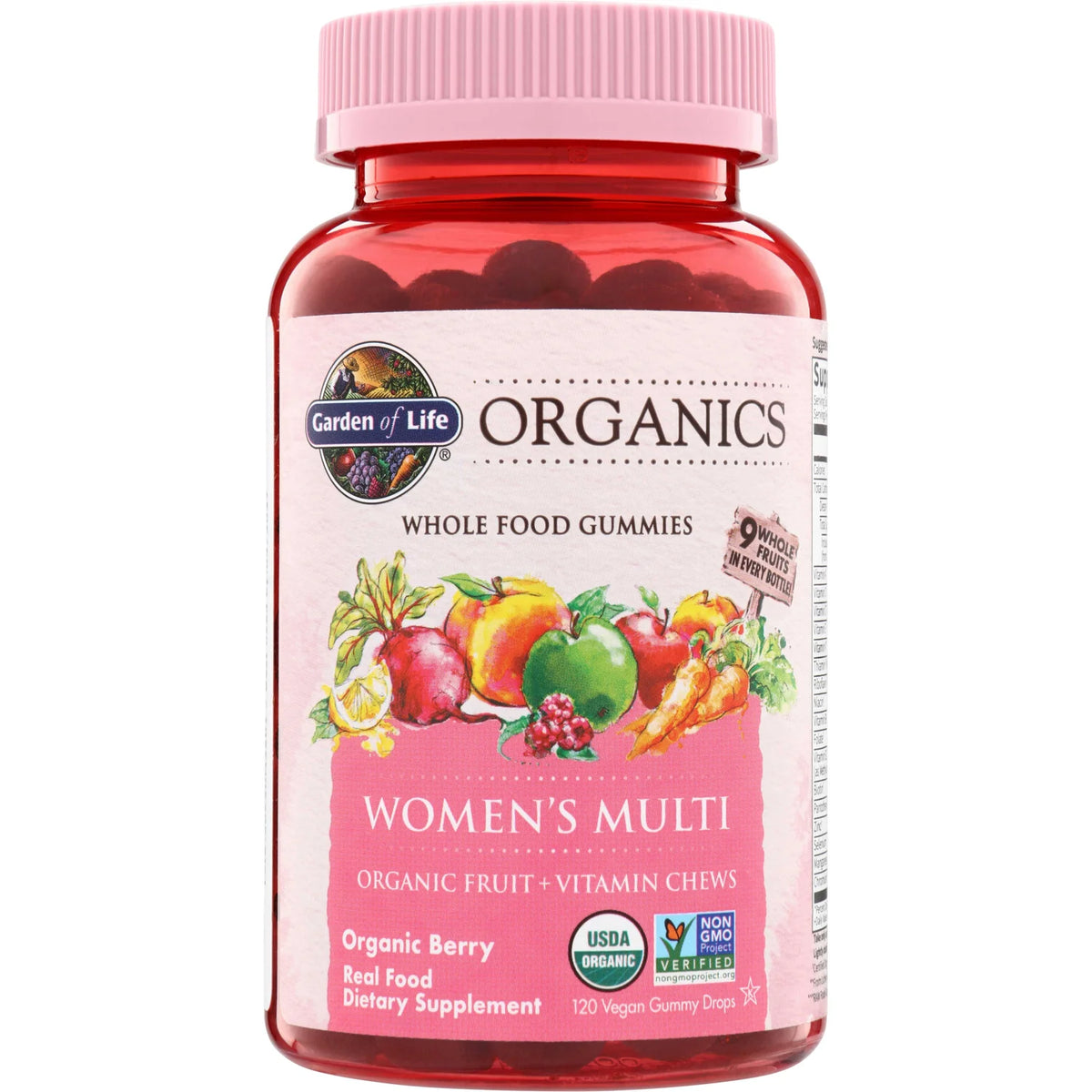 Organics Womens Multi Gummies - Organic Berry