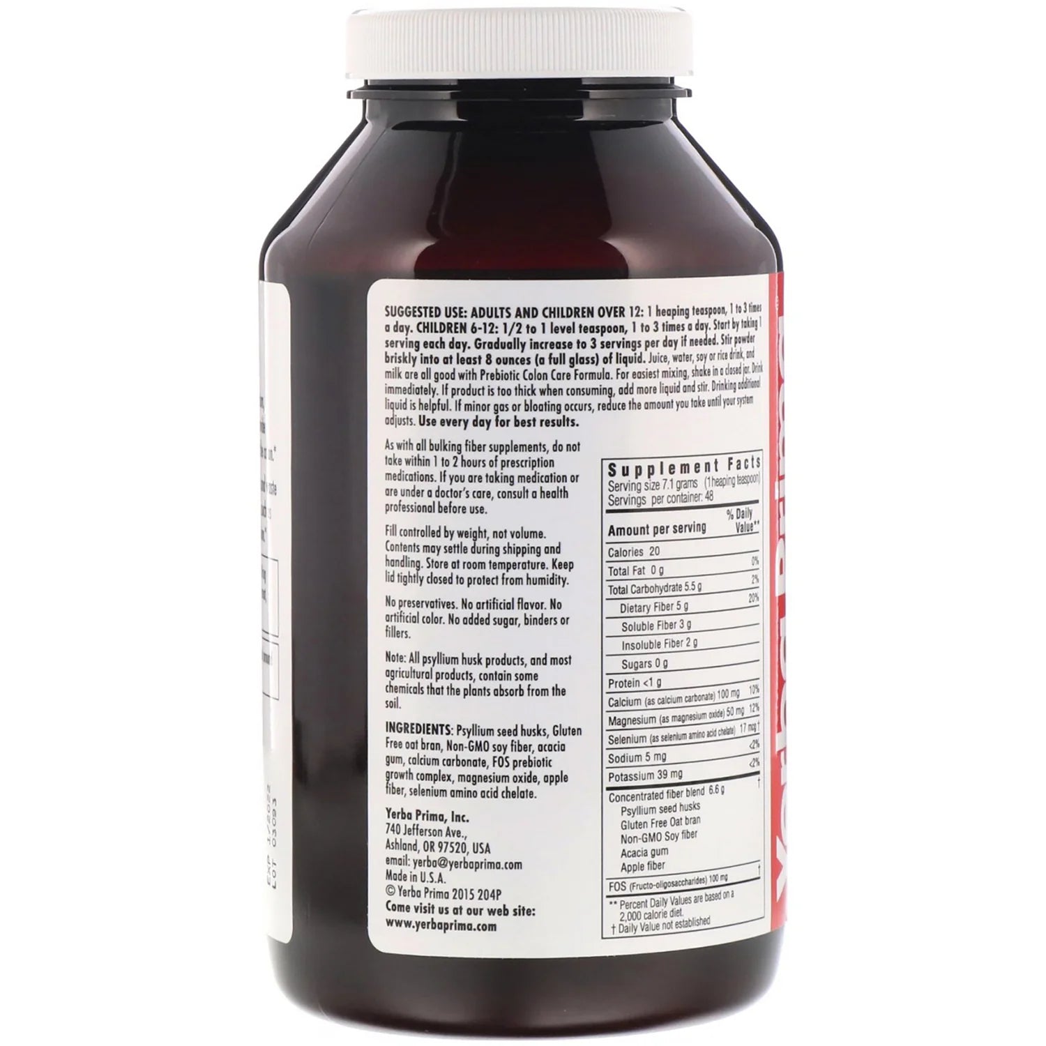 Prebiotic Colon Care Formula