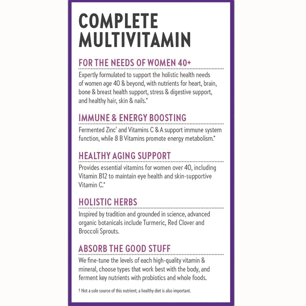 One Daily Every Womans Multivitamin 40+
