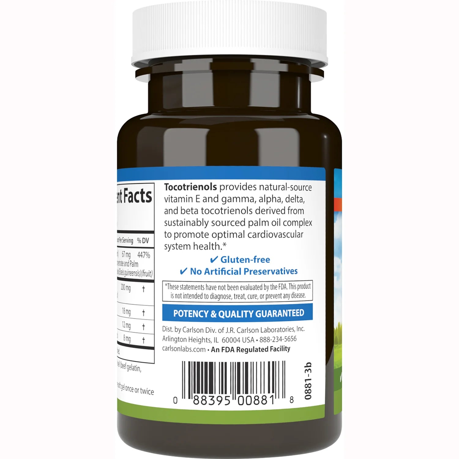 Tocotrienols with Vitamin E