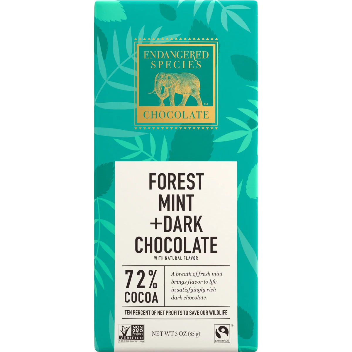 72% Cocoa Dark Chocolate - Forest Mint