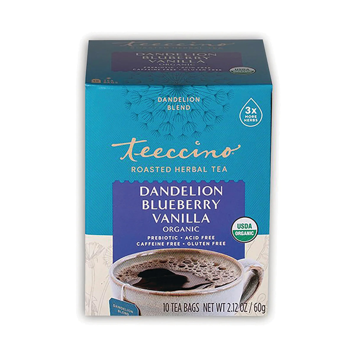 Roasted Herbal Tea - Dandelion Blueberry Vanilla