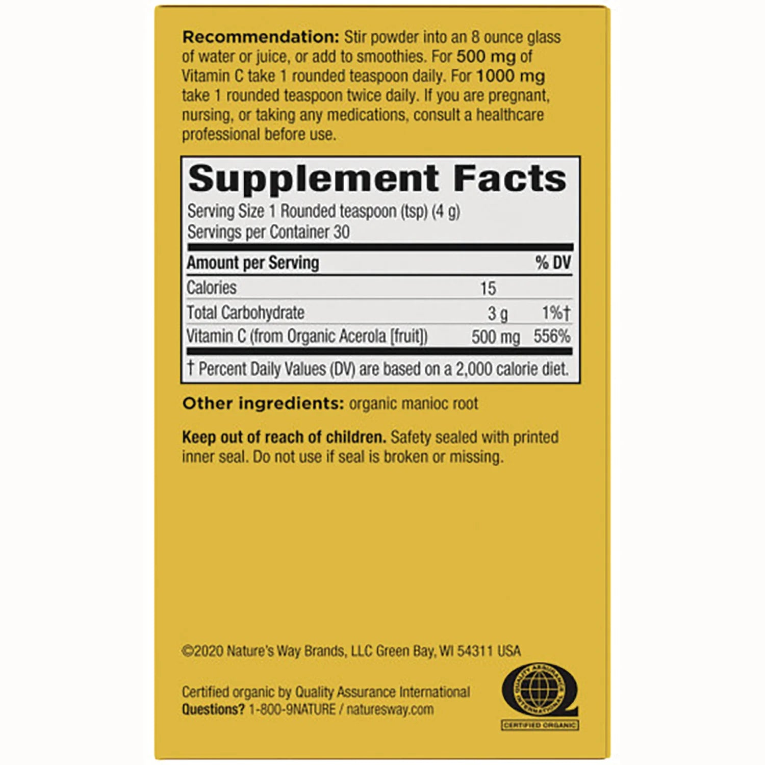 Alive! Fruit Source Vitamin C