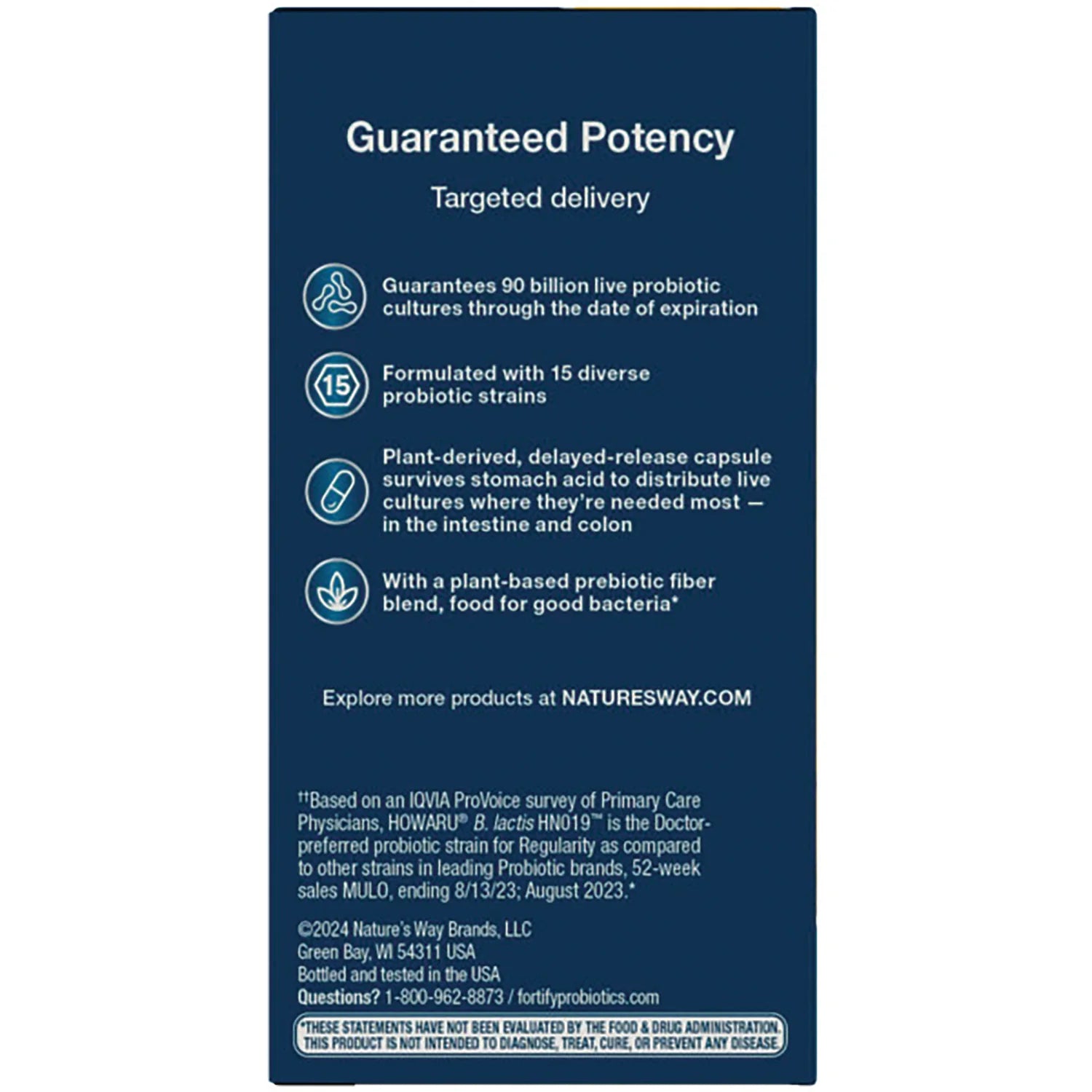 Fortify Optima Probiotic Ultra Potency 50+
