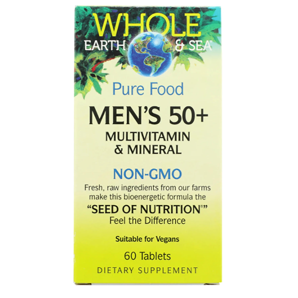 Whole Earth & Sea Mens 50+ Multivitamin & Mineral