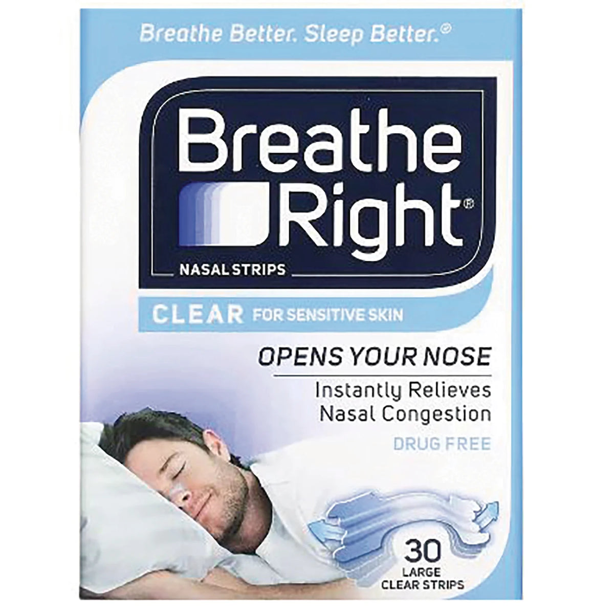 Nasal Strips Clear - Large