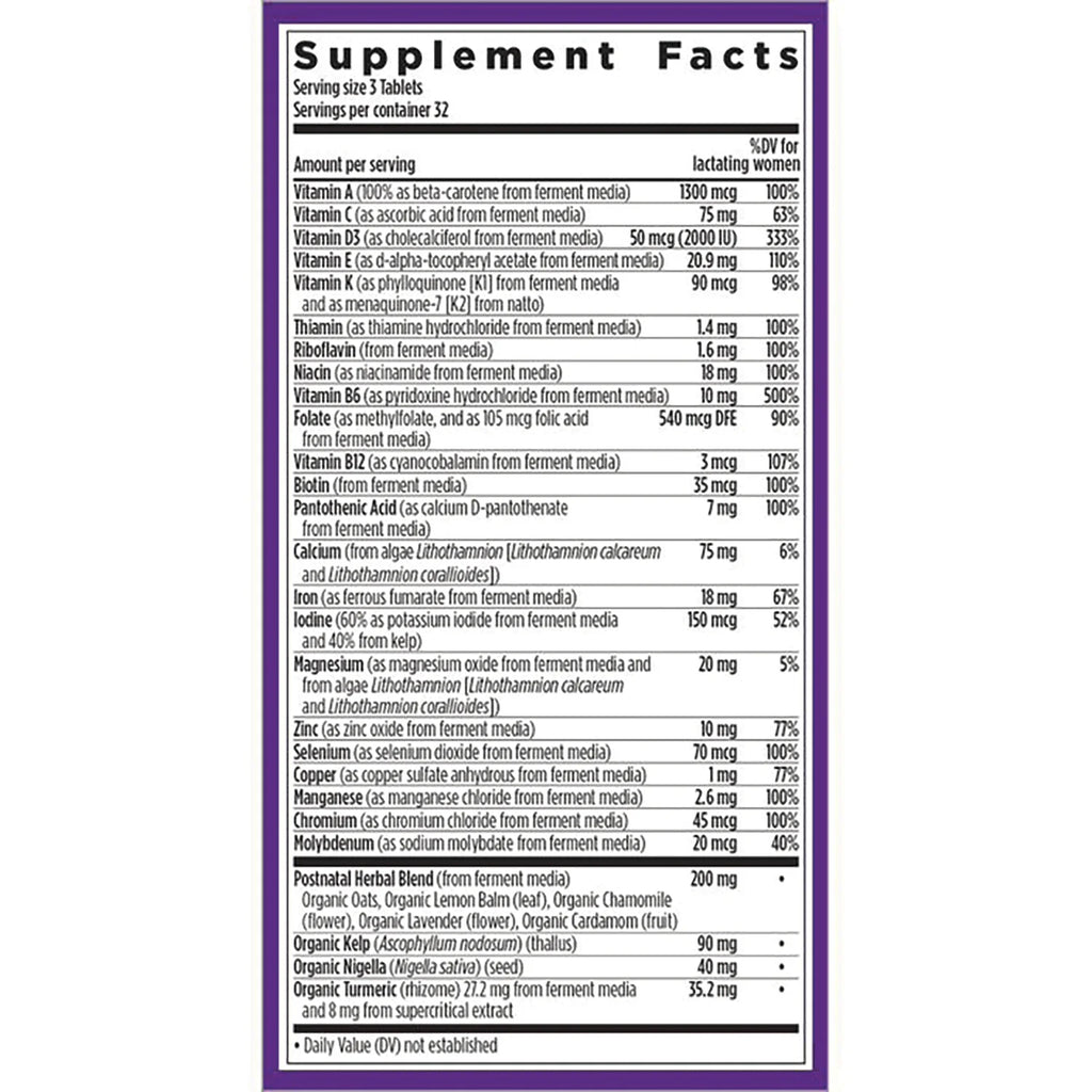 Perfect Postnatal Multivitamin