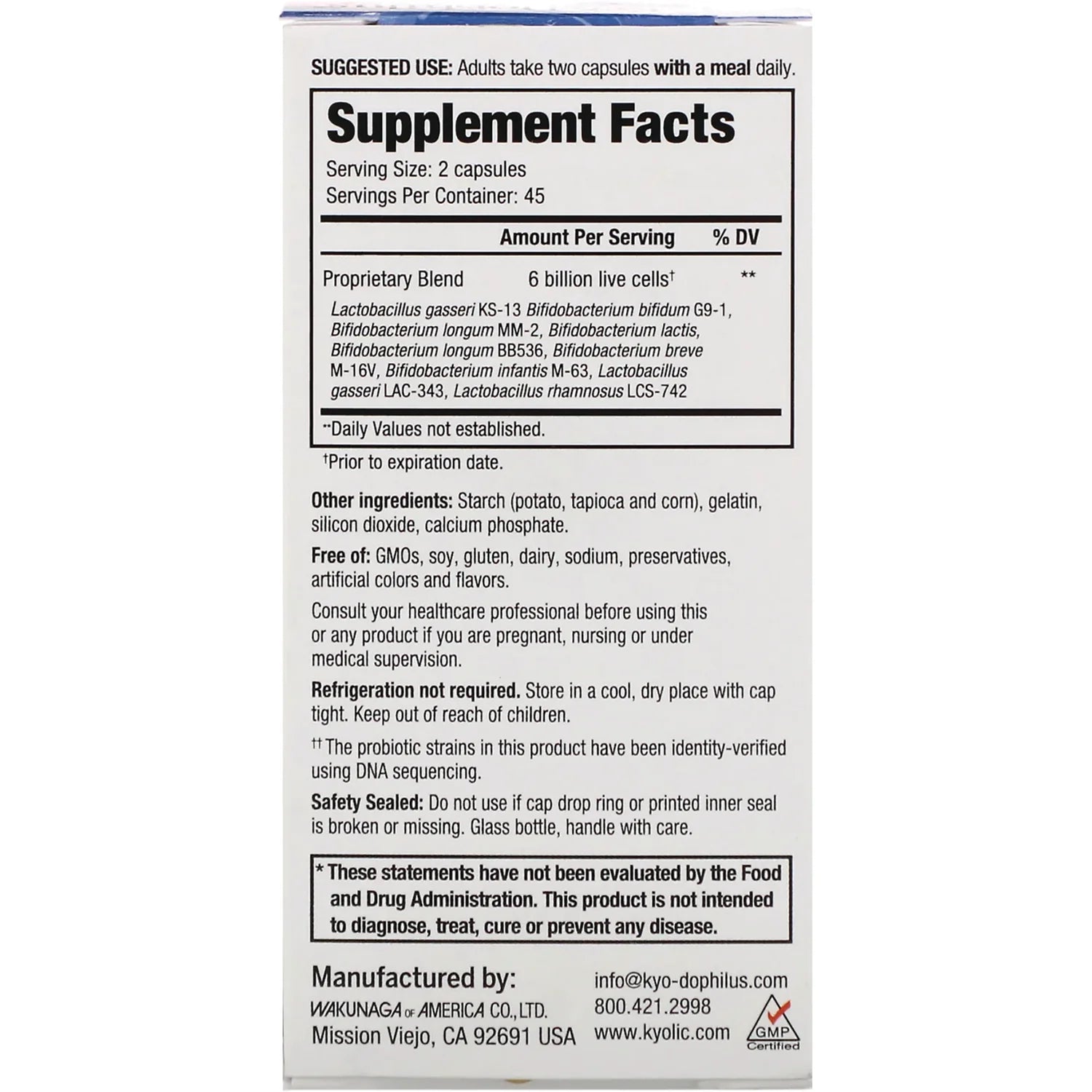 Kyo-Dophilus Multi 9 Probiotic