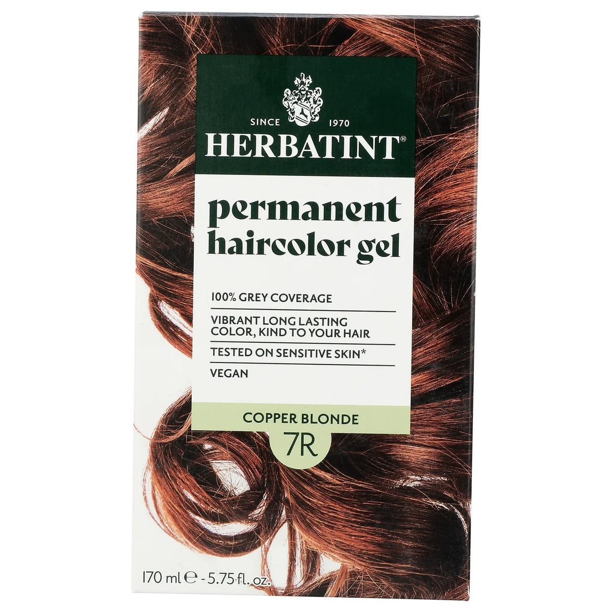 Permanent Haircolor Gel 7R Copper Blonde