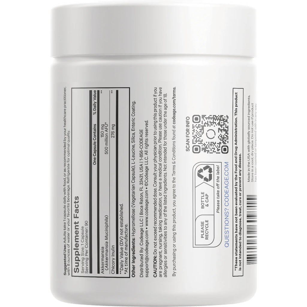 Akkermansia 500 Ultra Probiotic & Prebiotic