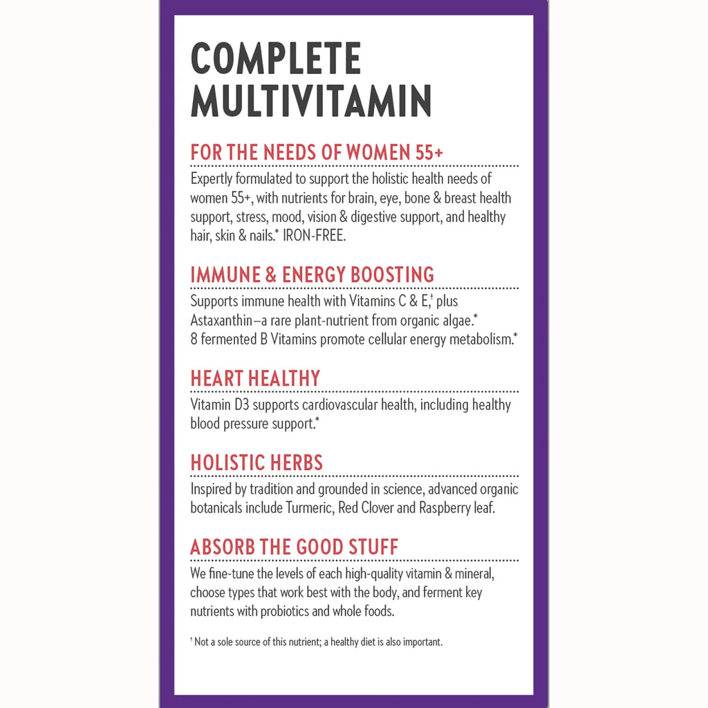 One Daily Every Womans Multivitamin 55+