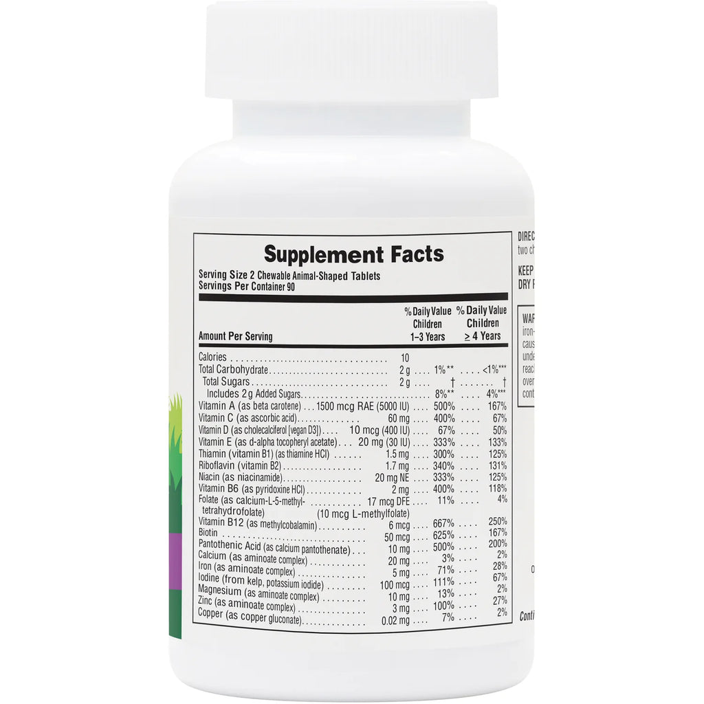 Animal Parade Childrens Chewable Multivitamin - Grape