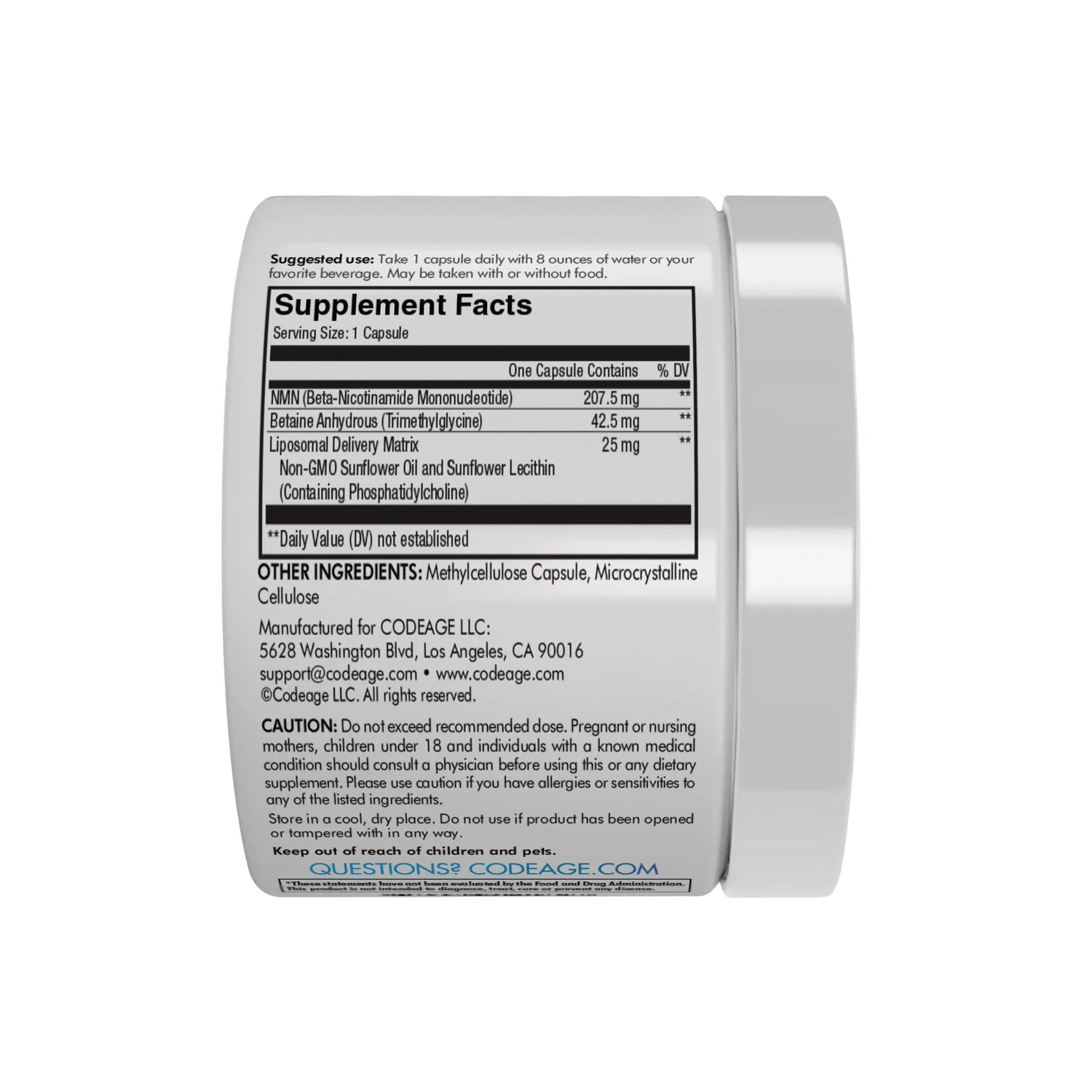 Liposomal NMN