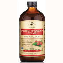 Liquid Calcium Magnesium Citrate with Vitamin D3 - Strawberry
