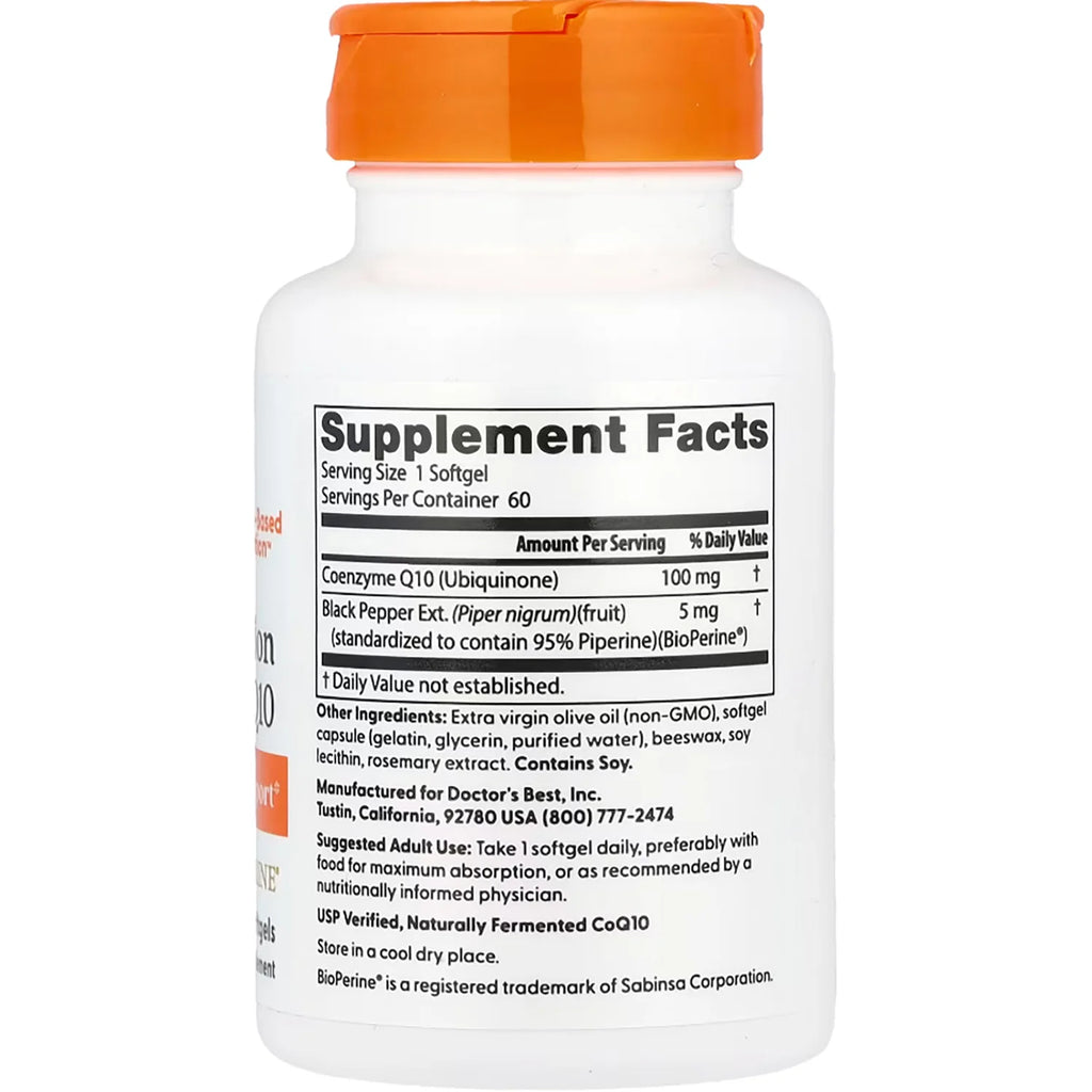 High Absorption CoQ10 with BioPerine