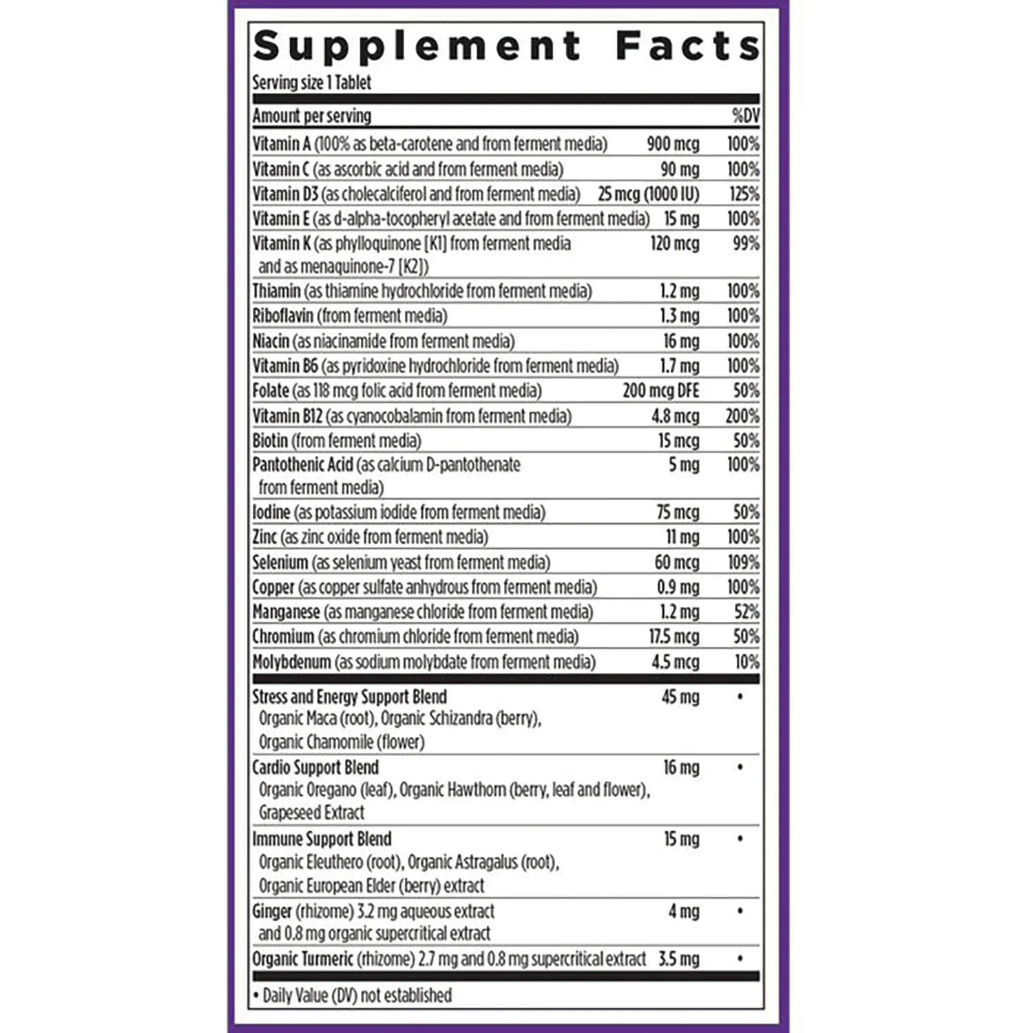 One Daily Every Mans Multivitamin