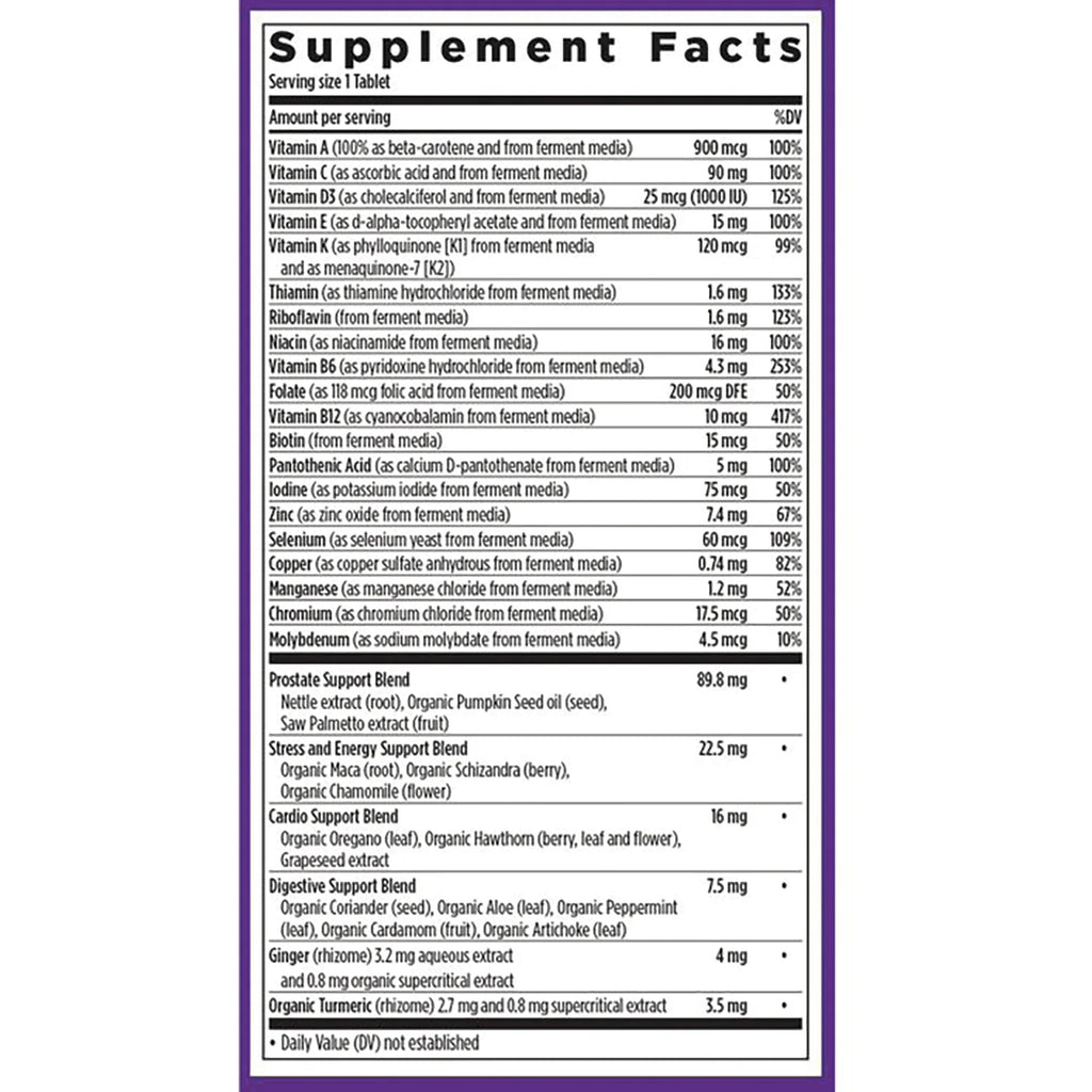 One Daily Every Mans Multivitamin 40+