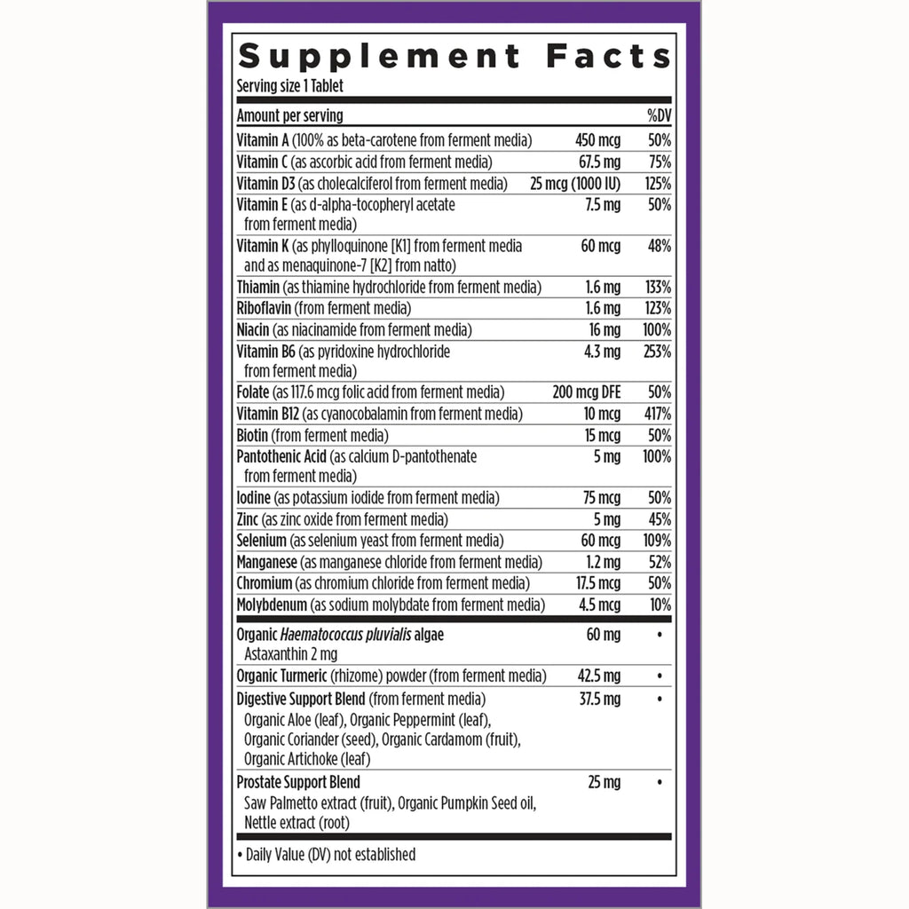 One Daily Every Mans Multivitamin 55+