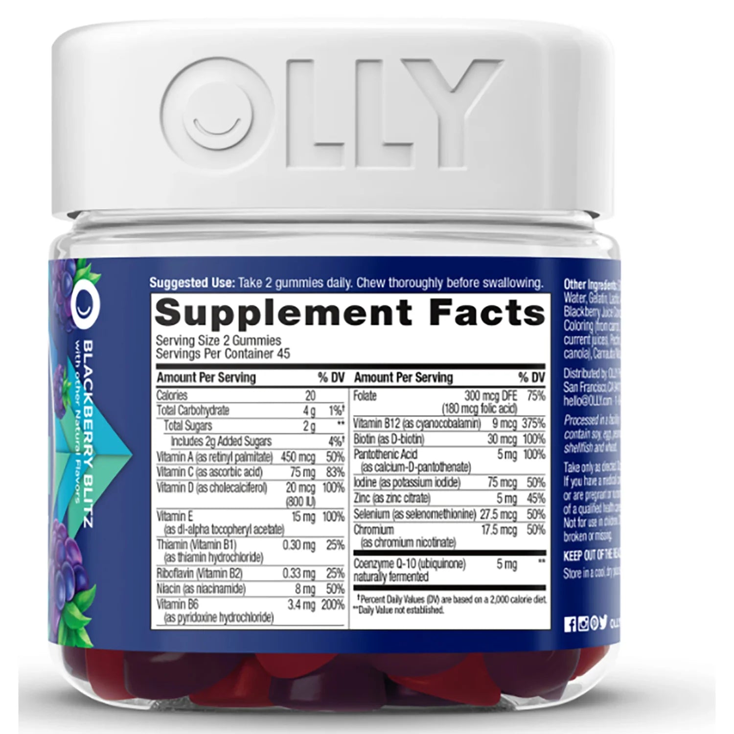 The Perfect Mens Multi Gummies - Blackberry Blitz