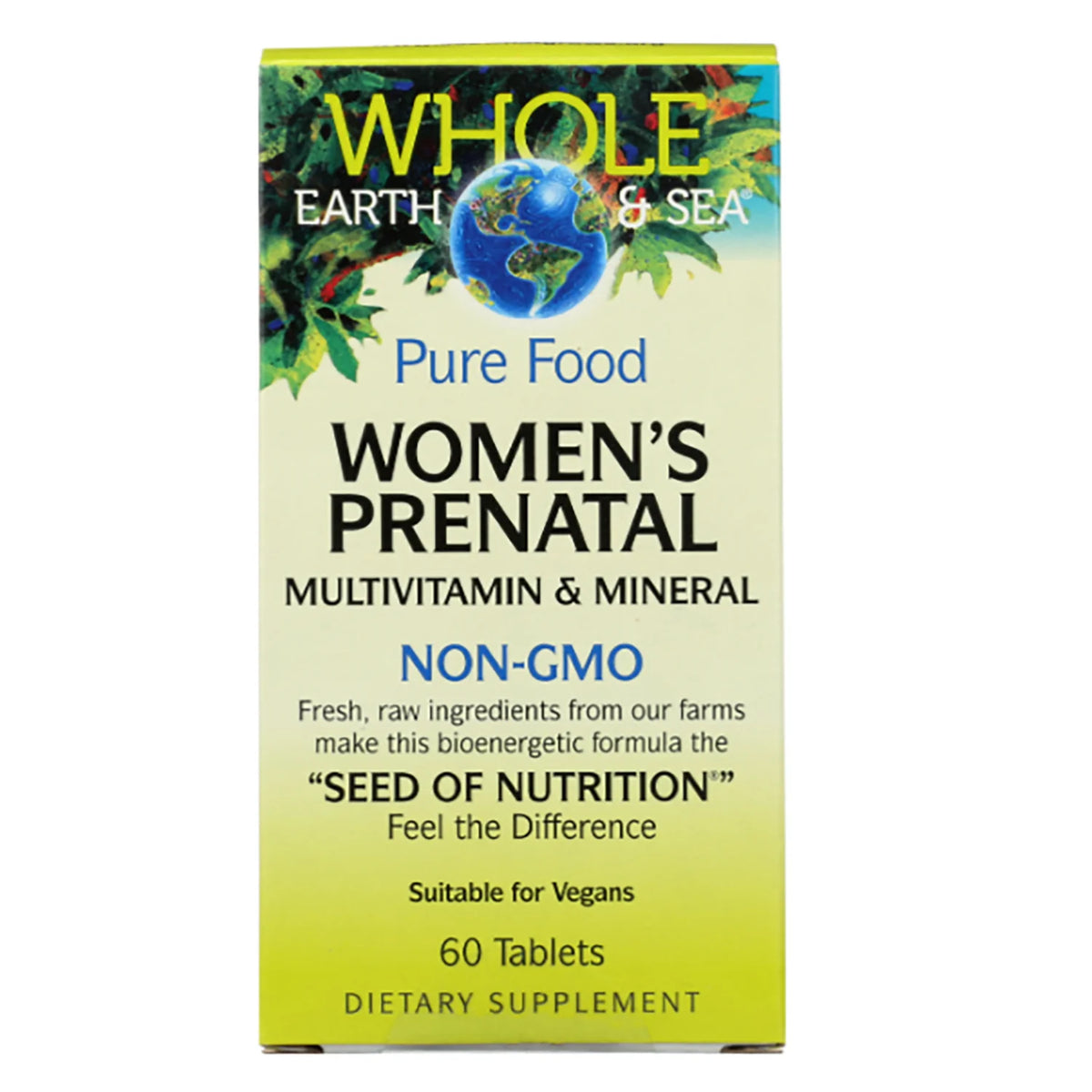 Whole Earth & Sea Womens Prenatal Multivitamin &Mineral