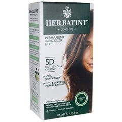 Permanent Haircolor Gel 5D Light Golden Chestnut