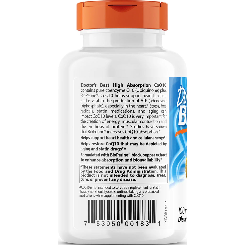 High Absorption CoQ10 with BioPerine
