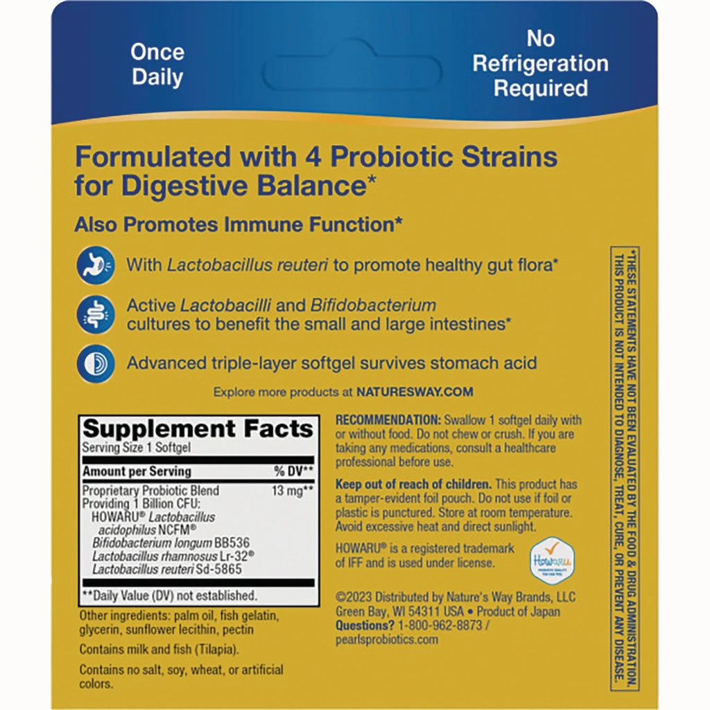 Primadophilus Reuteri Probiotic Pearls
