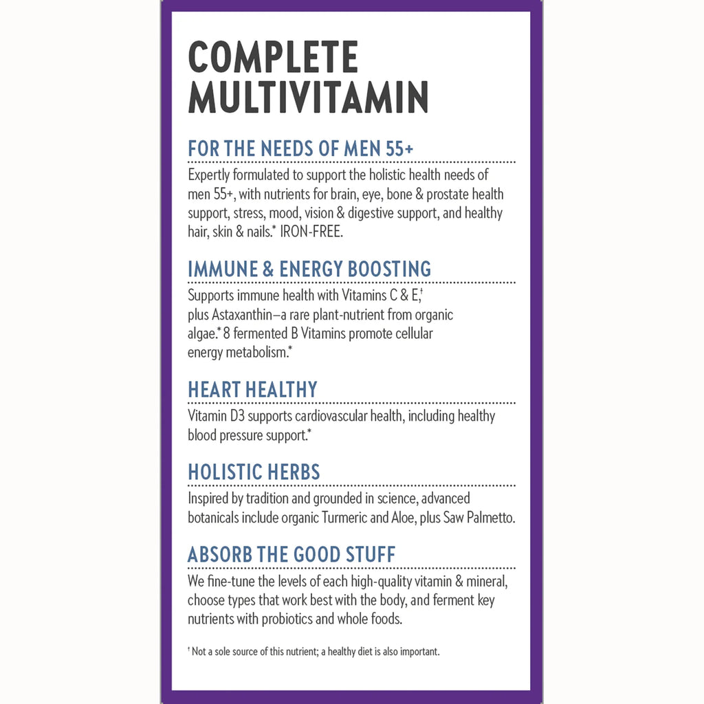 One Daily Every Mans Multivitamin 55+
