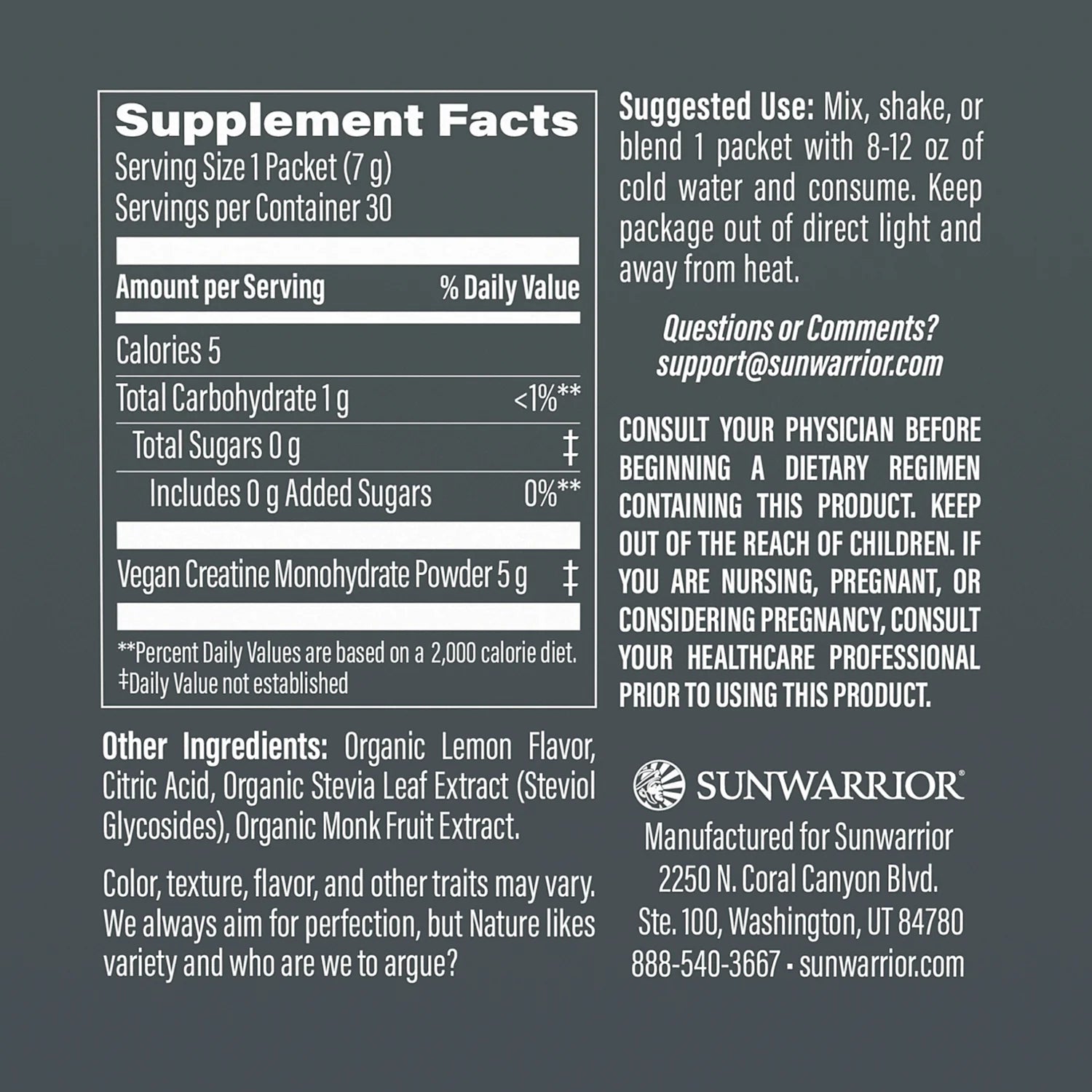 Active Creatine Monohydrate - Lemonade